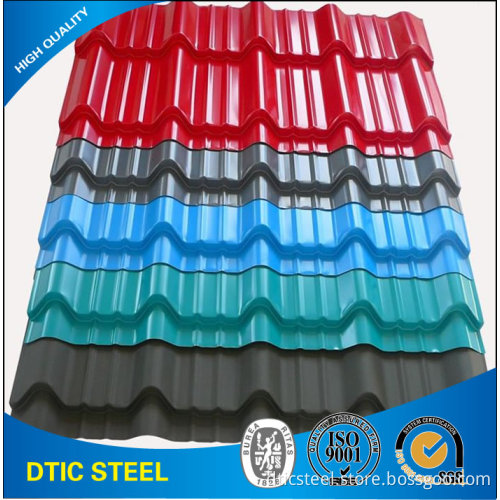 Galvanized Color Coated Corrugated Steel Roofing Sheets